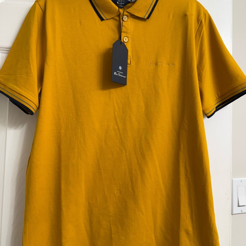 Ben Sherman Yellow Polo Shirt